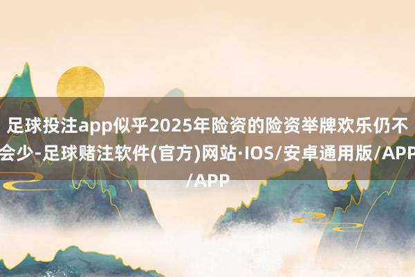 足球投注app似乎2025年险资的险资举牌欢乐仍不会少-足球赌注软件(官方)网站·IOS/安卓通用版/APP