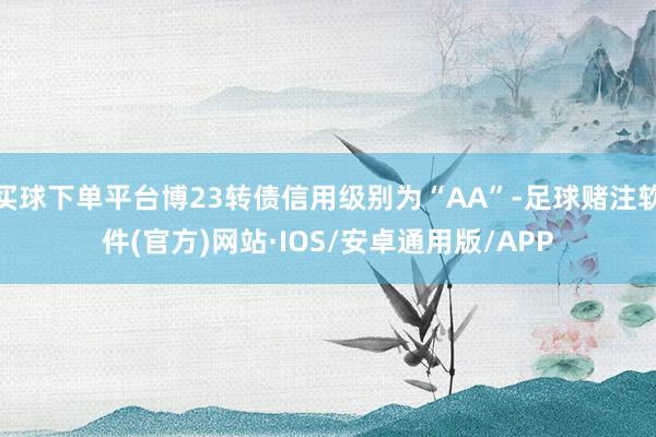 买球下单平台博23转债信用级别为“AA”-足球赌注软件(官方)网站·IOS/安卓通用版/APP