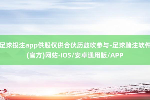 足球投注app供股仅供合伙历鼓吹参与-足球赌注软件(官方)网站·IOS/安卓通用版/APP