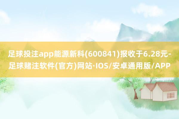 足球投注app能源新科(600841)报收于6.28元-足球赌注软件(官方)网站·IOS/安卓通用版/APP