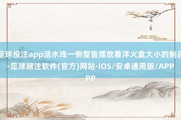 足球投注app活水线一侧整皆摆放着洋火盒大小的制品-足球赌注软件(官方)网站·IOS/安卓通用版/APP
