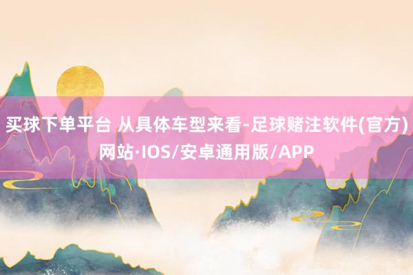 买球下单平台 从具体车型来看-足球赌注软件(官方)网站·IOS/安卓通用版/APP