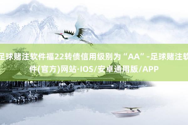足球赌注软件福22转债信用级别为“AA”-足球赌注软件(官方)网站·IOS/安卓通用版/APP